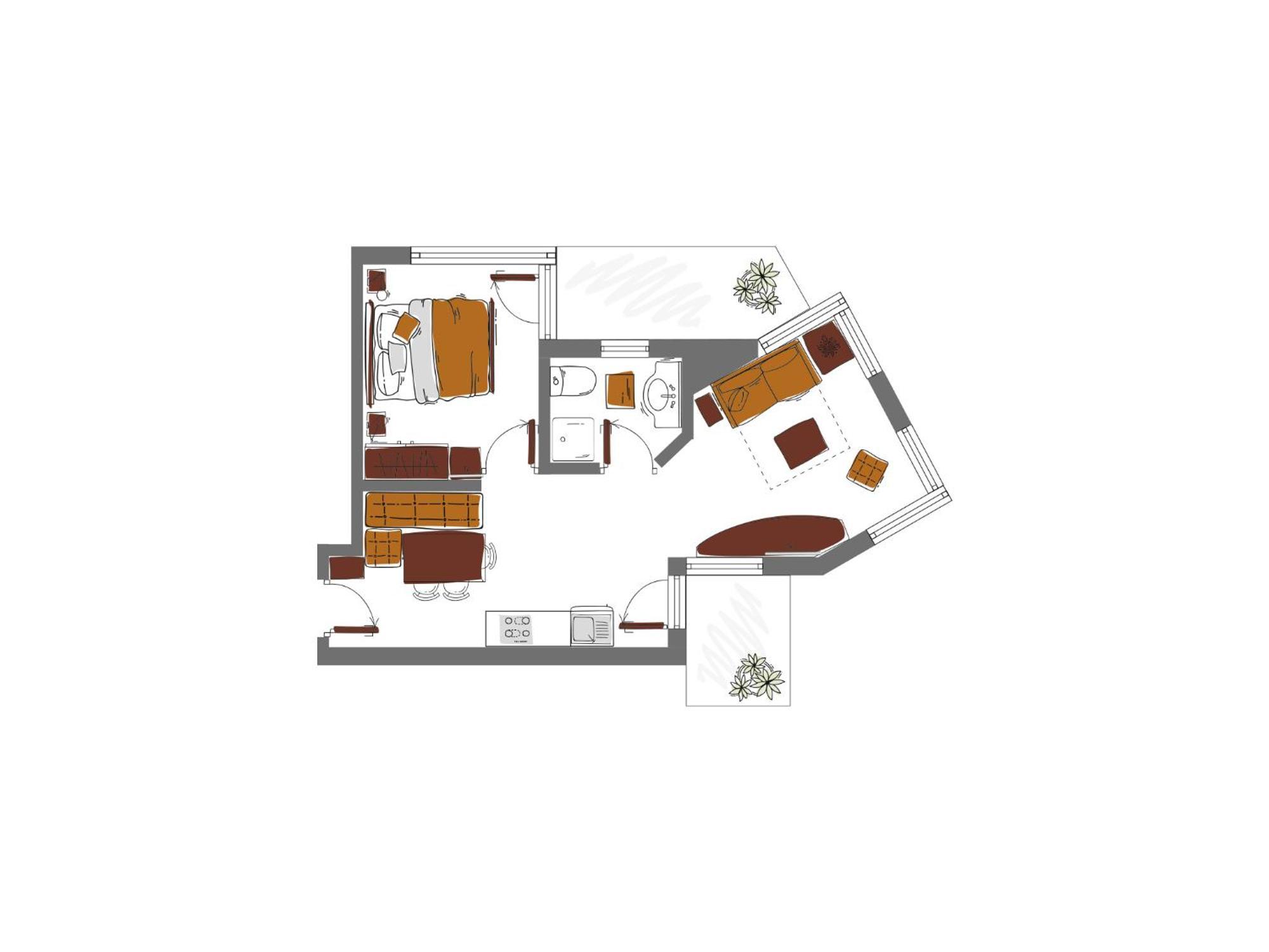 Schoenblick - Gurgl B&B Obergurgl Værelse billede