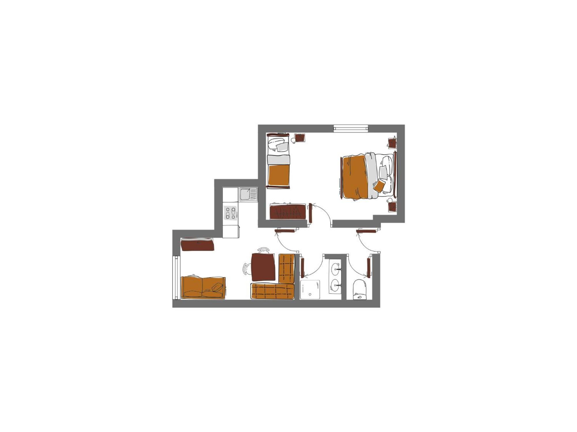 Schoenblick - Gurgl B&B Obergurgl Værelse billede